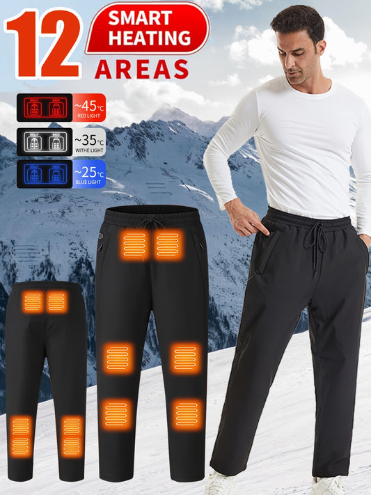 Le futur du vêtement chaud : Pantalon intelligent à 12 zones de chaleur