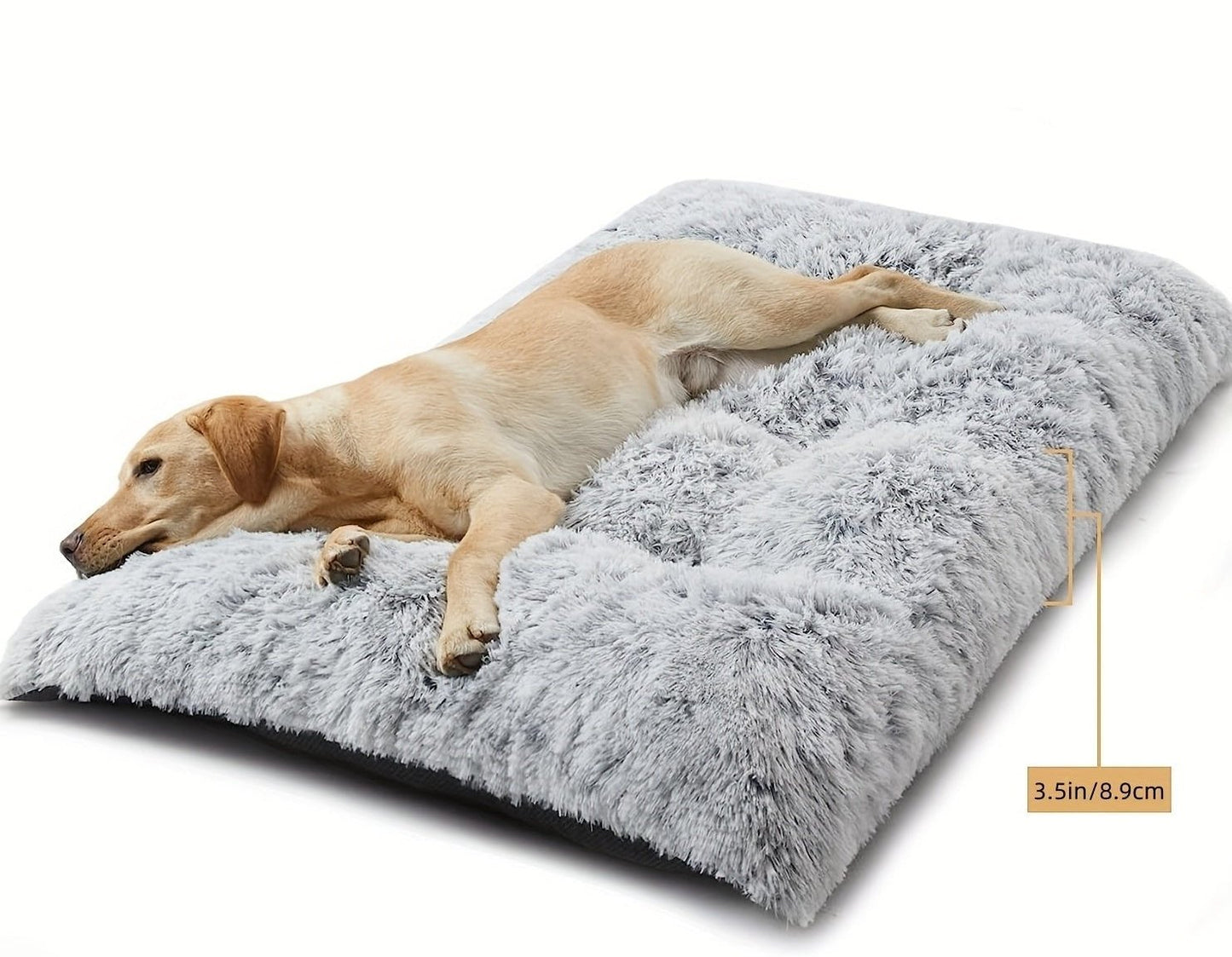 Giant Plush Dog Bed: Soft and Comfortable