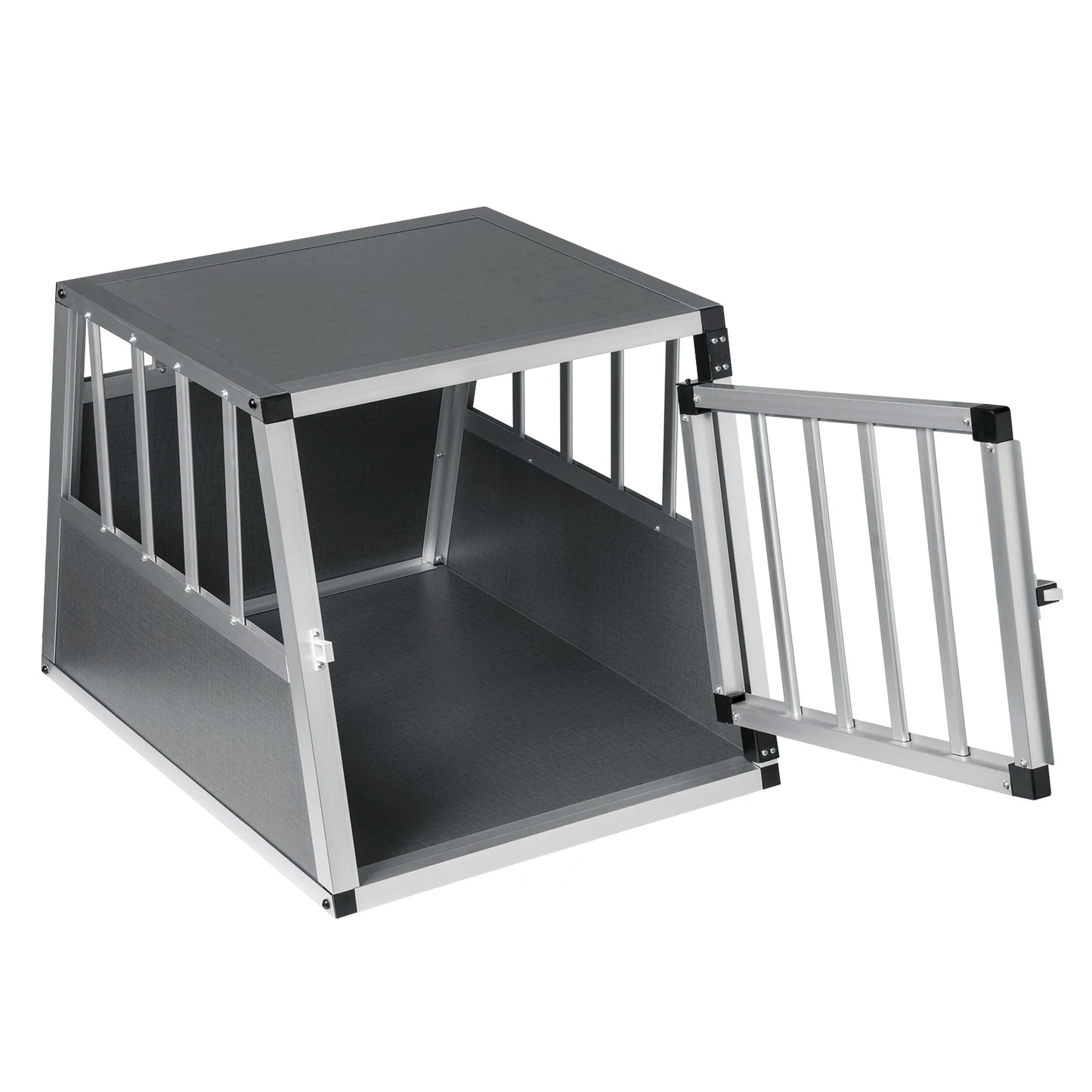 Aluminum transport cage 69x54x50cm