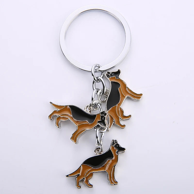 German Shepherd Keychain: Show your love for this exceptional breed!