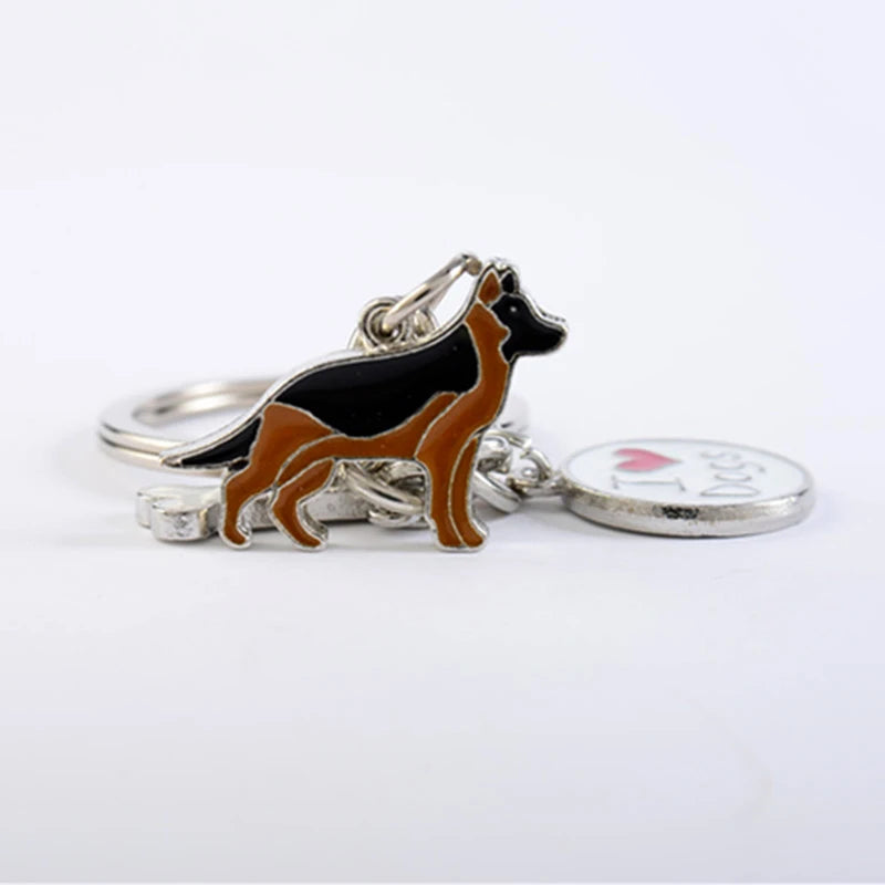 German Shepherd Keychain: Show your love for this exceptional breed!