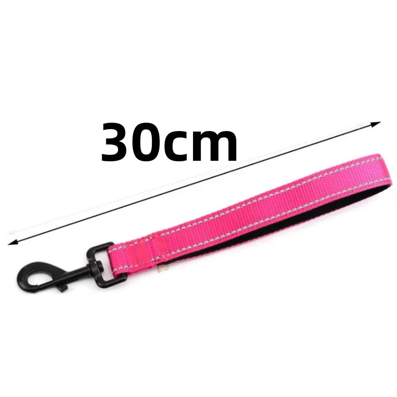 Correa de nailon de 30 cm: Ideal para paseos por la ciudad y entrenamiento.