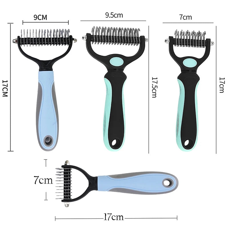 Brosse professionnelle à double face pour tous types de poils