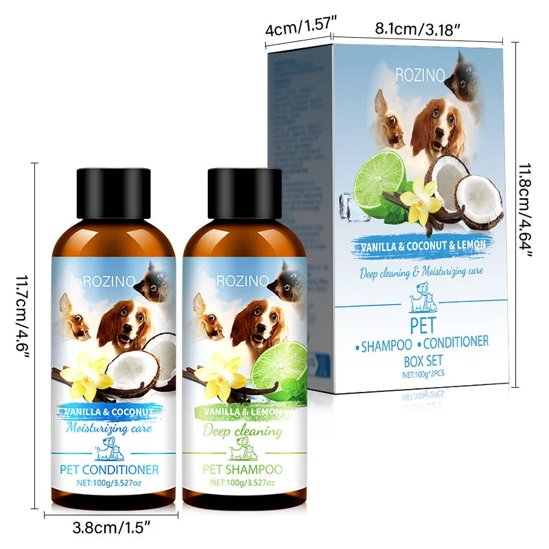 Perfect Clean Pack: Natural Shampoo and Conditioner for Dogs