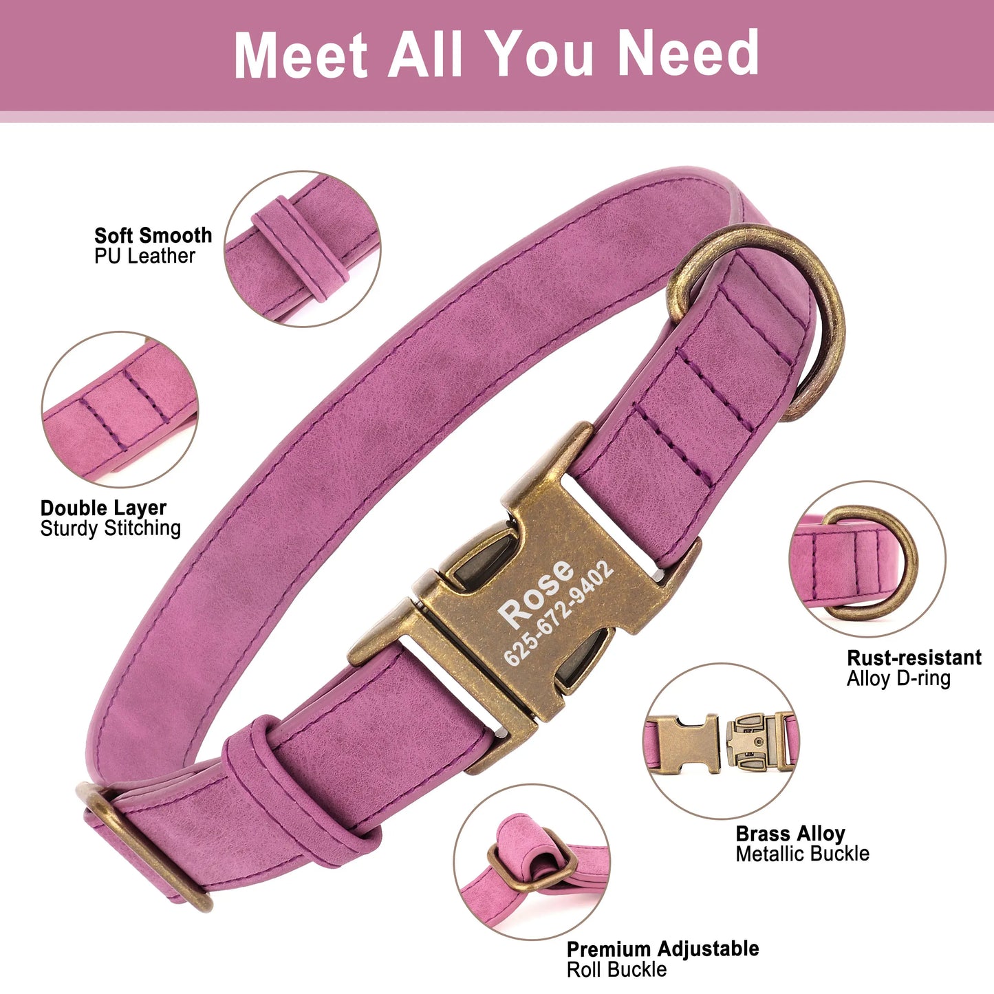 Personalized Anti-Lost Collar: The Essential for Your Dog!