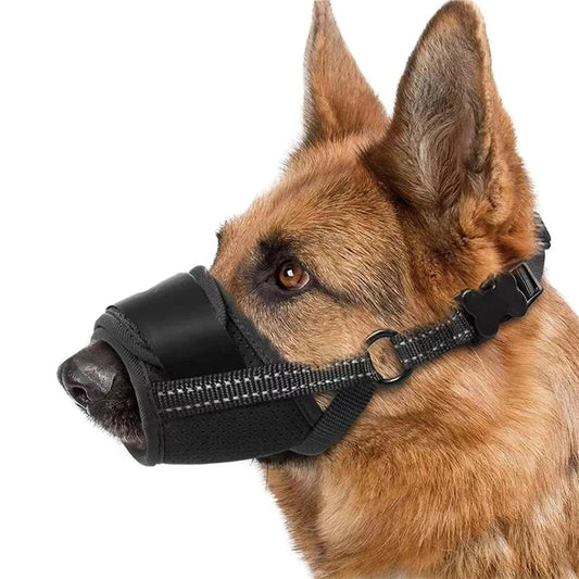 Soft and breathable dog muzzle