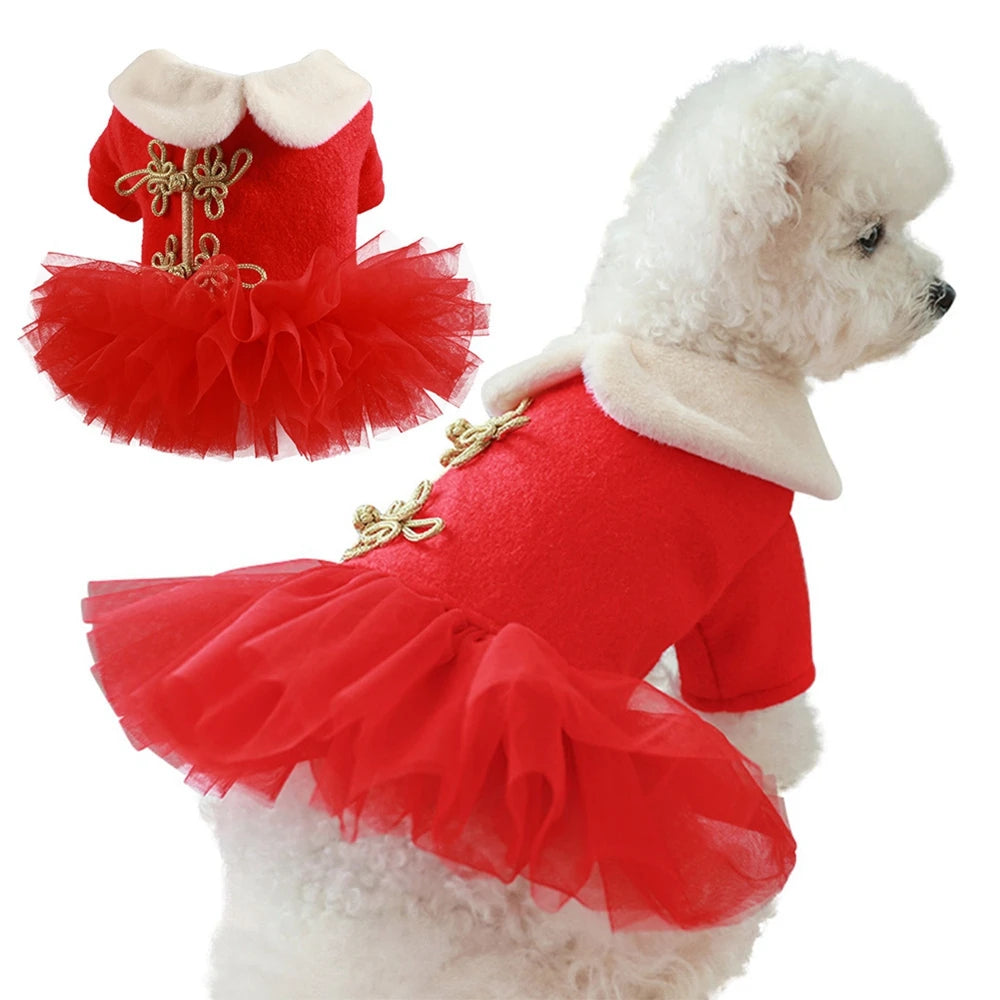 Robe de Noël pour chien : chaude, confortable et élégante