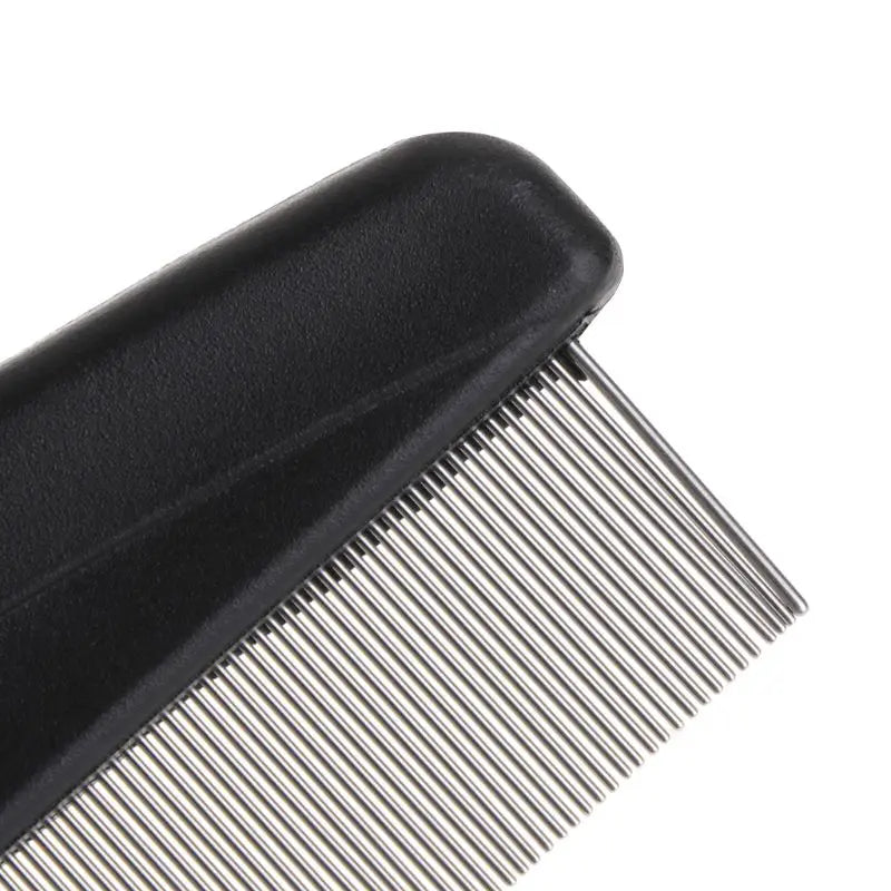 Flea brush, stainless steel comb