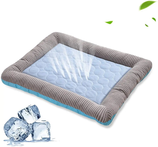 Pet Cooling Mat: Ice Silk, Breathable