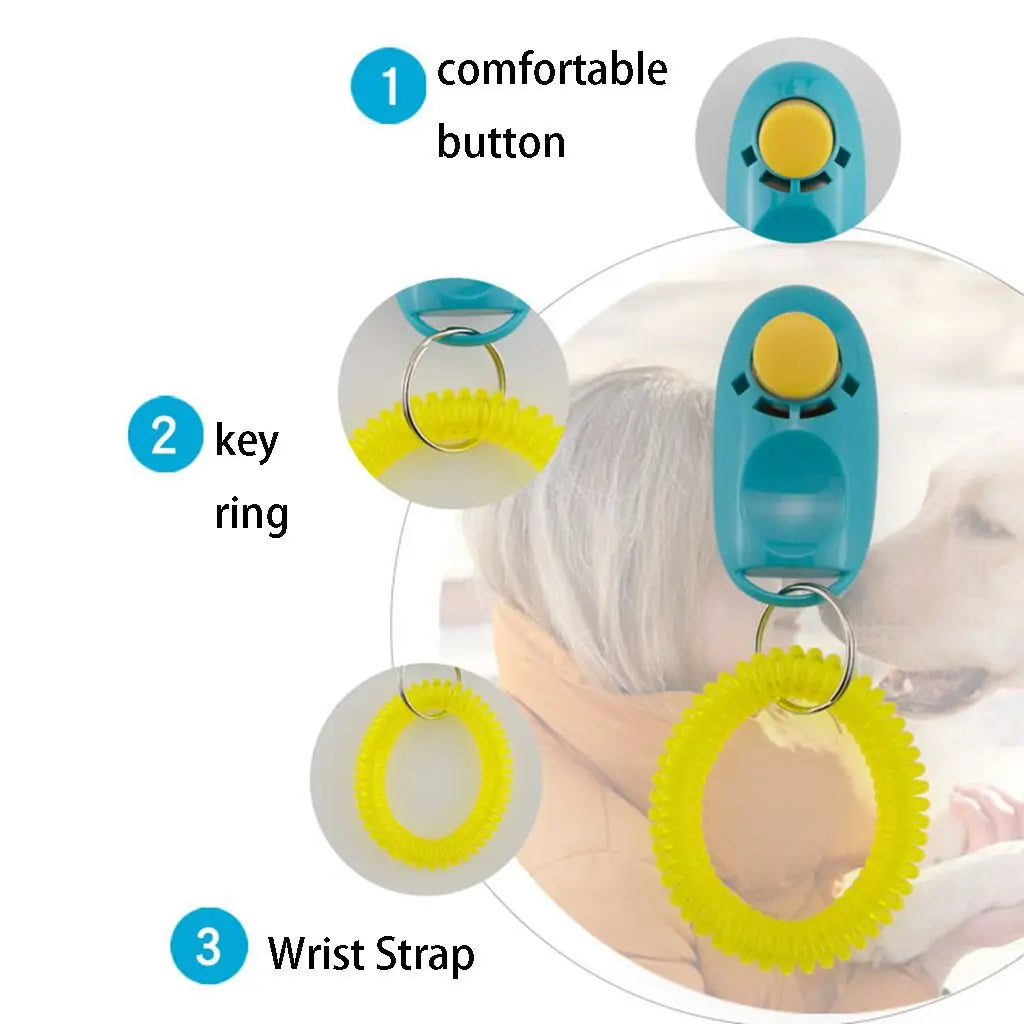 Clicker de entrenamiento de plástico: duradero y fácil de usar