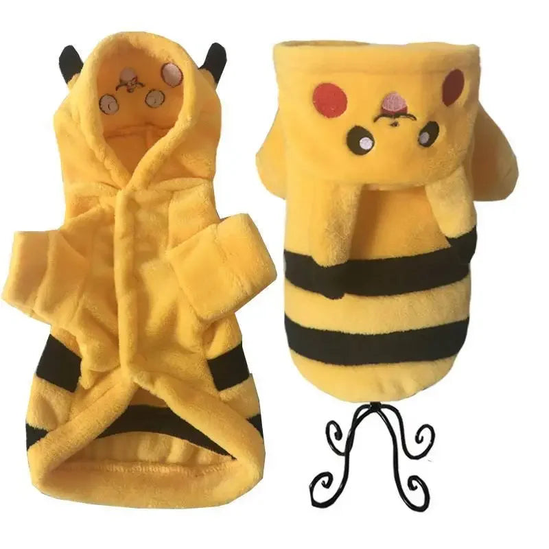 Habillez votre toutou en Pikachu pour un hiver ultra-mignon !