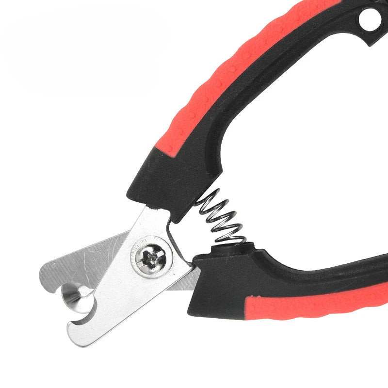 Professional stainless steel nail clippers for dogs and cats