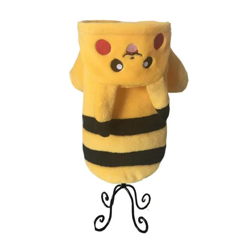 Habillez votre toutou en Pikachu pour un hiver ultra-mignon !