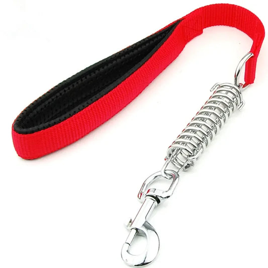 Heavy Duty Leash with Integrated Chain: Enhanced security for powerful dogs.