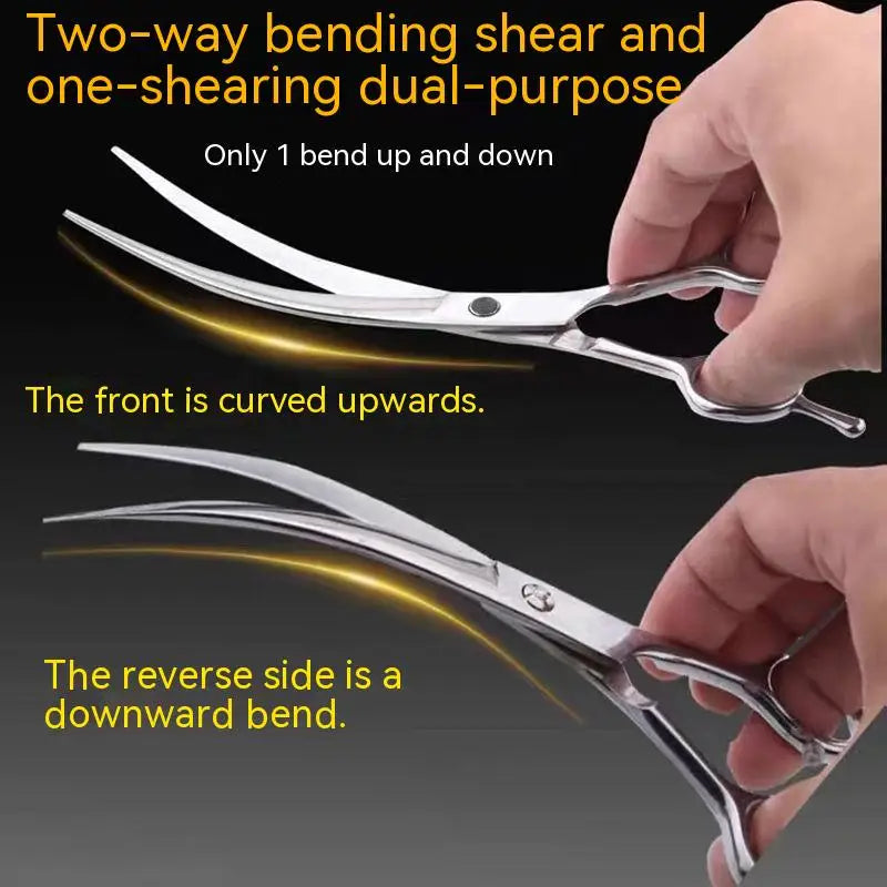 Curved, straight and thinning scissors: For all hair types