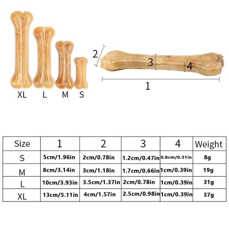 Huesos para masticar indestructibles: ¡el placer de masticar con total seguridad!