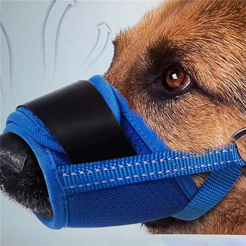 Soft and breathable dog muzzle