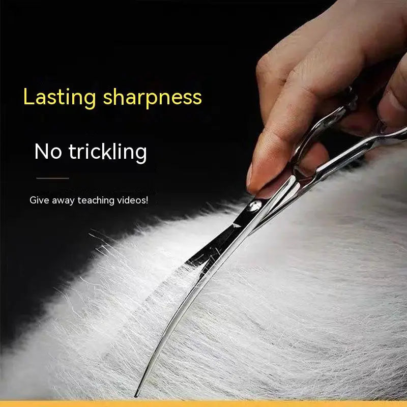 Curved, straight and thinning scissors: For all hair types