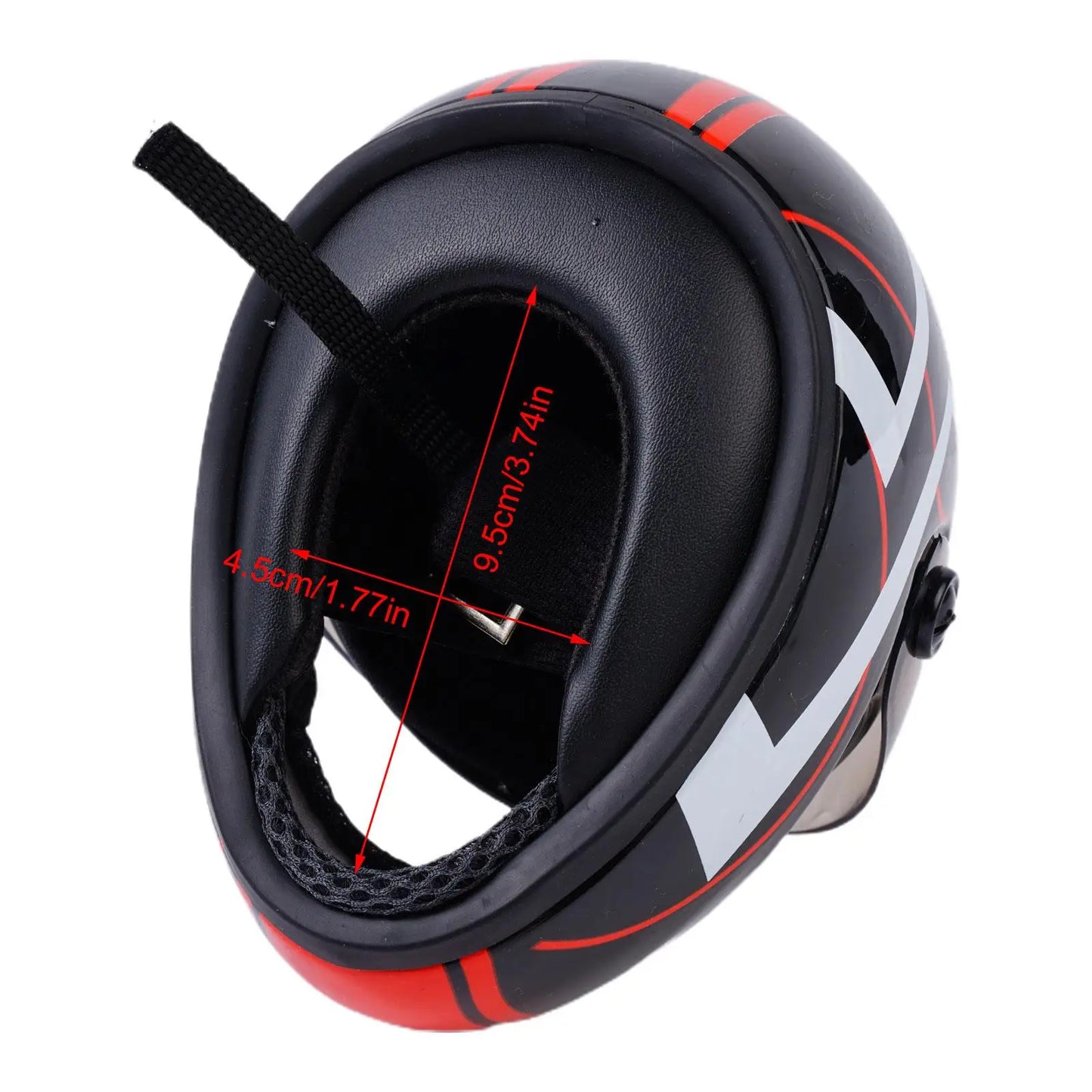 Casque de Moto Miniature pour Votre Compagnon à Quatre Pattes