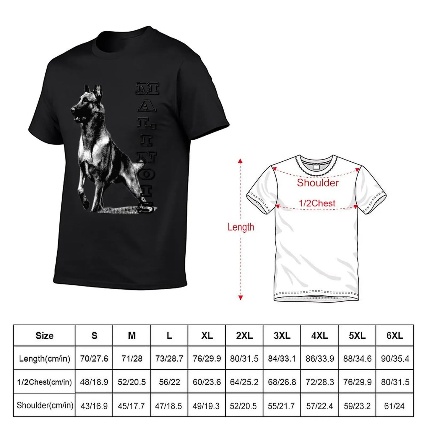 Camiseta Malinois: el regalo perfecto para los amantes de los perros