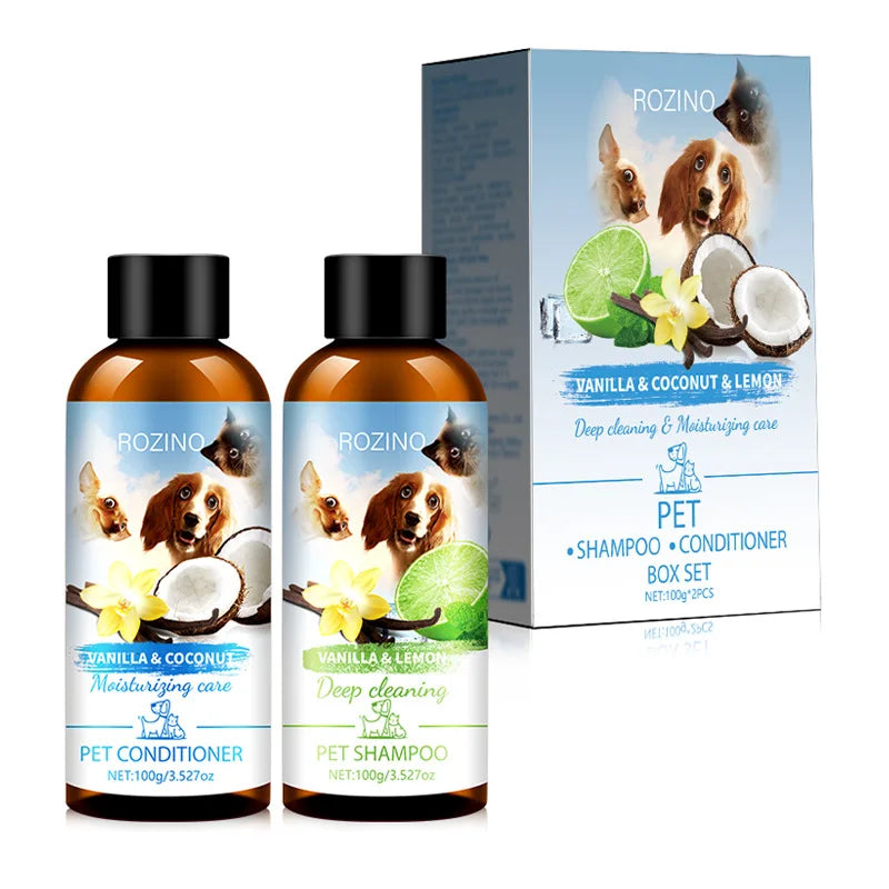 Pack Perfect Clean : shampoing et après-shampoing naturels pour chiens