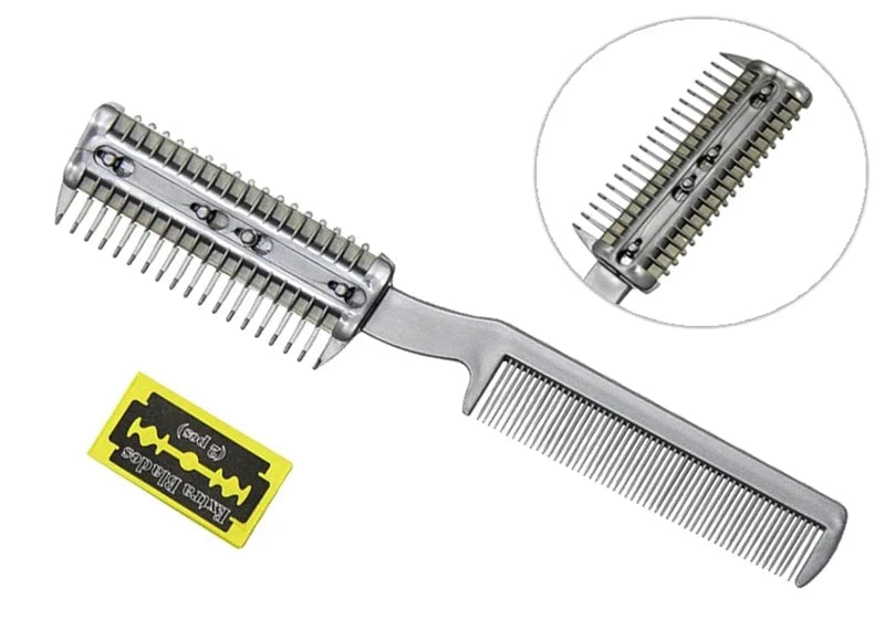 2 in 1 Professional Shaver for Dogs and Cats: Comb + Blades