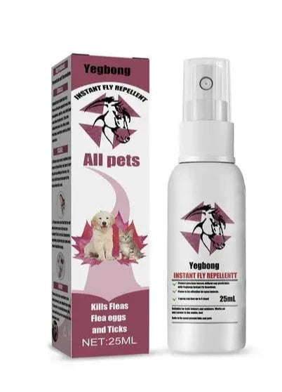 Flea spray: effective and gentle. Ideal for sensitive skin.