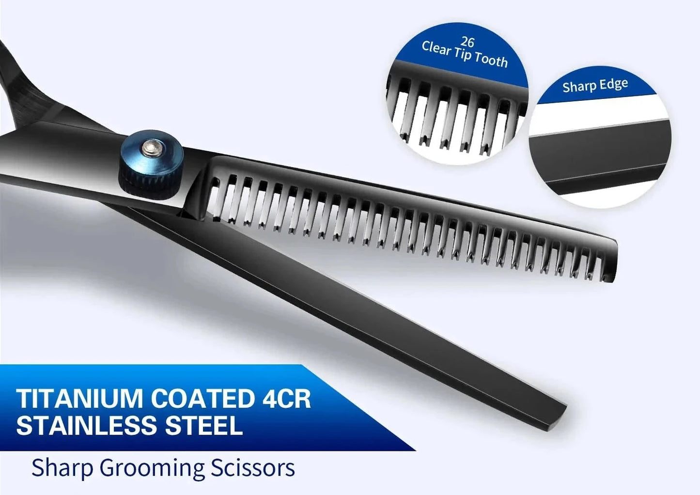 Titanium Grooming Scissors: Professional Quality at Your Fingertips