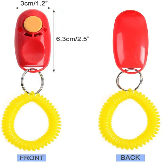 Clicker de entrenamiento de plástico: duradero y fácil de usar