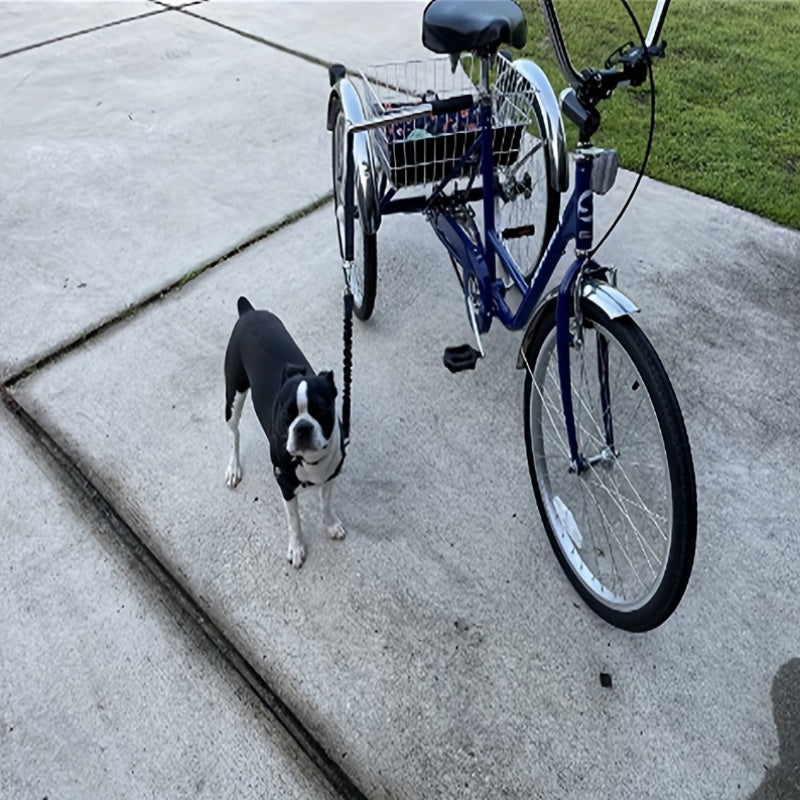 Laisse de vélo polyvalente : idéale pour l'entraînement et les balades quotidiennes.