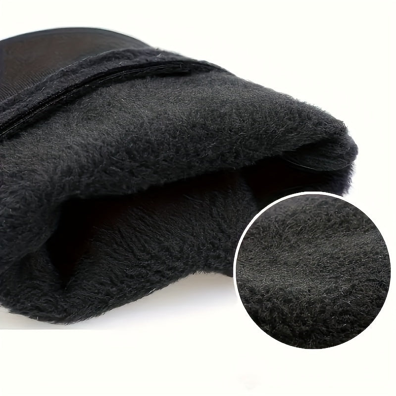 Mains au chaud, écran tactile à portée ! Gants velours homme pour l'hiver