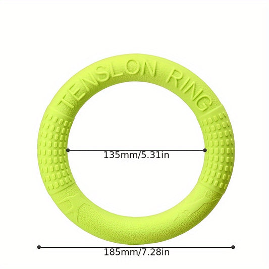 Durable TPR Dog Pull Ring: Bite Resistant, Floats on Water